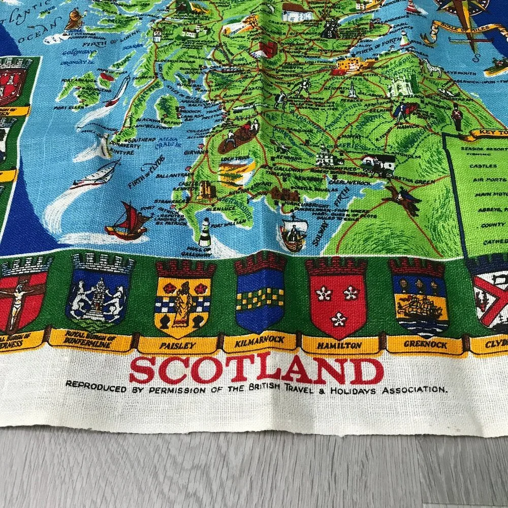 MADE BY LILIANNA SCOTLAND 100% LINEN TEA TOWEL
